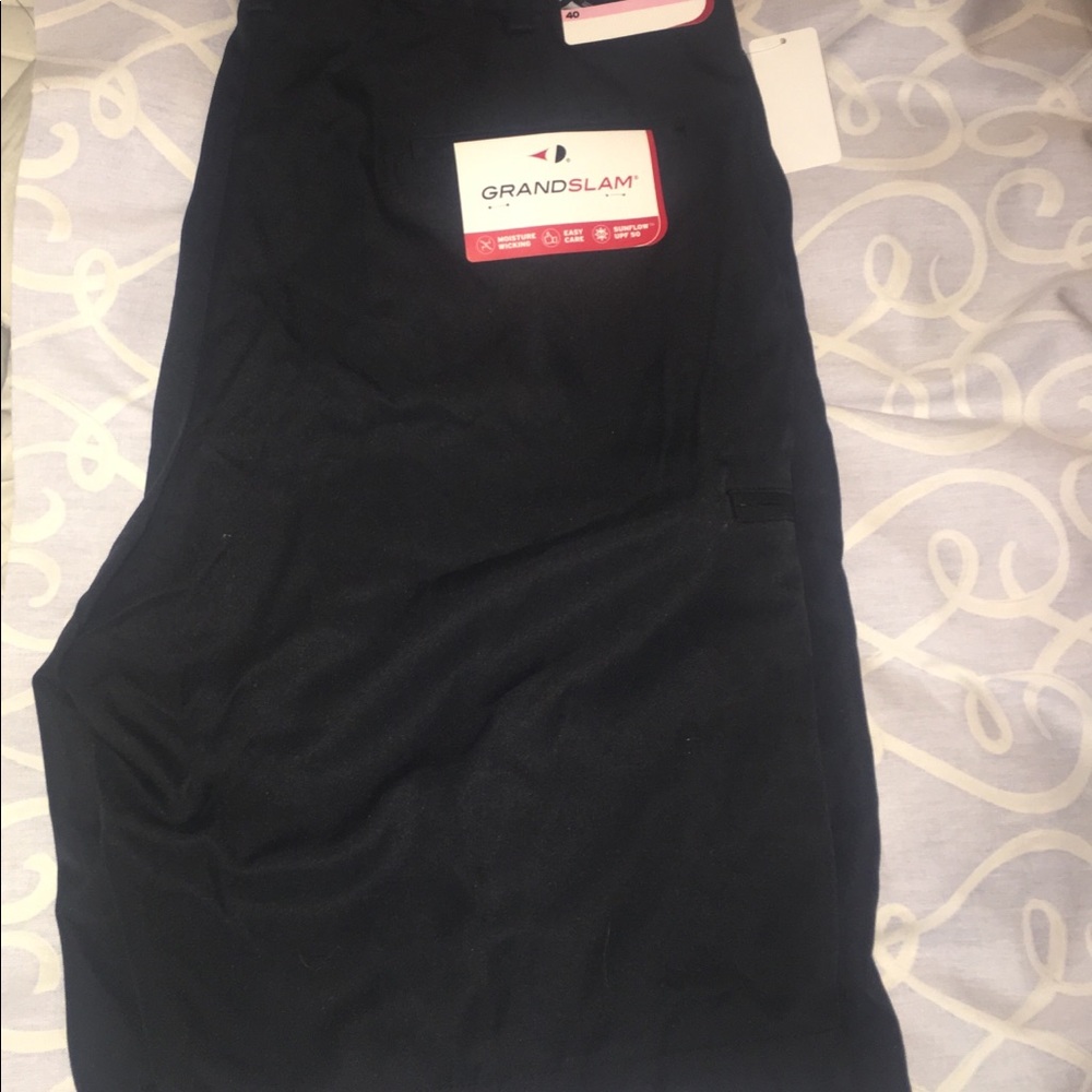 Men’s Grand Slam Golf Shorts Black 40 waist